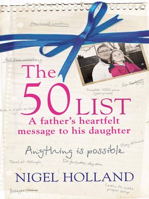 cover image of The 50 List – a Father's Heartfelt Message to his Daughter